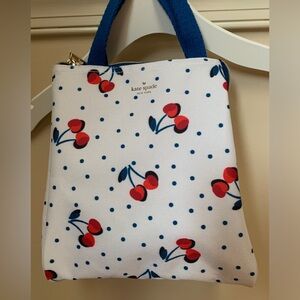 Kate Spade Cherry Insulated Lunch Bag Tote NWT